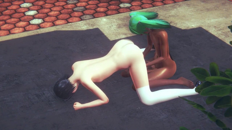 Yaoitube: Yaoi Femboy - Ash se branle et suce la bite d’un...