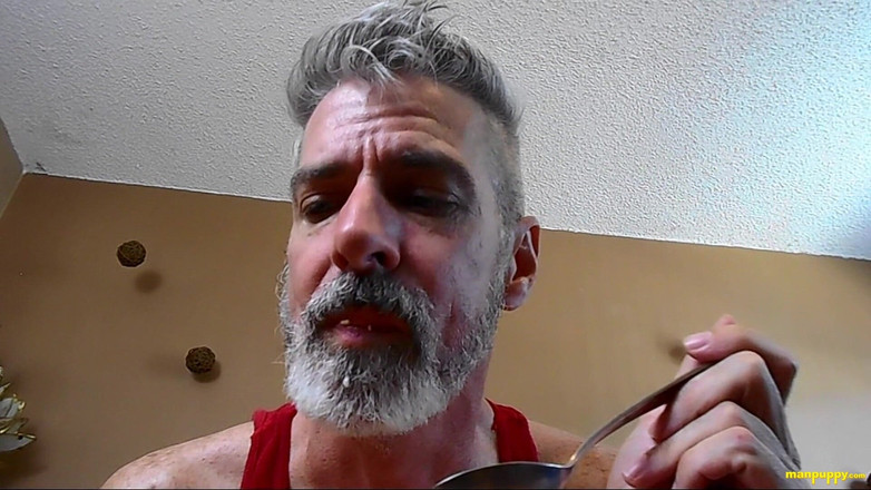Man Puppy: Giant Stepdad Shares His Cereal with You - Daddy Giant 5