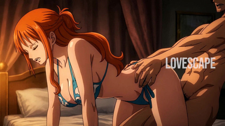 Lovescape: 変態カップルの激しいベッドルームセックス(ai)