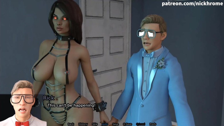 Visual Novels: Sexbot 87 - klaarkomen over het hele gezicht