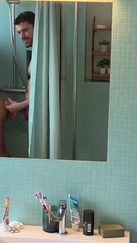 Straight Friend Seduced in the Shower