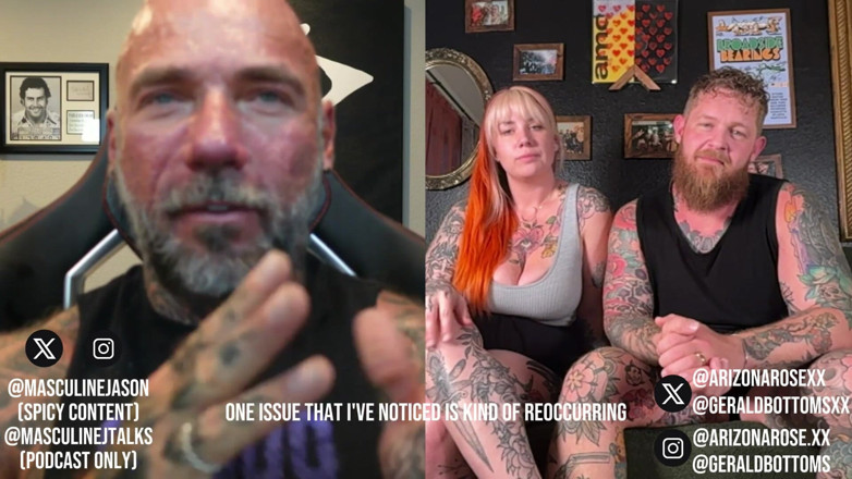 Raw and Uncensored with Masculine Jason: Порнозвезда Исповеди - Аризона Роуз и Джеральд Ботт (эпизод 207)