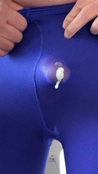 Layered Pantyhose Wanking and Cumming