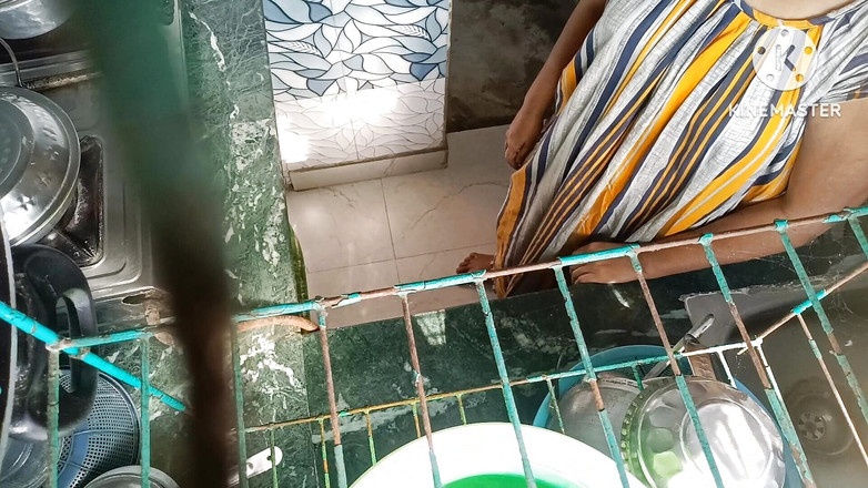 Latifah1234: 인도 소녀와 집에서 만든 Kichen 섹스