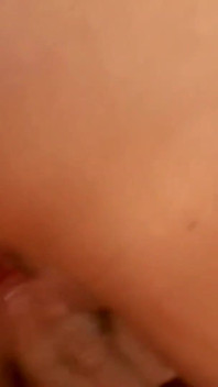 The Bootylicious Slut in a Red Bikini Is Horny Af and Covered in Hot Cum.