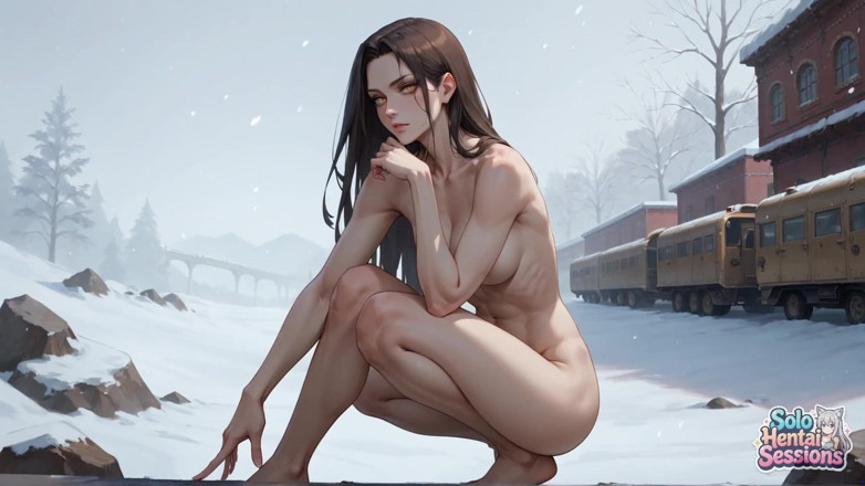 Solo Hentai Sessions: Snowy Steam: Solo Woman's Winter Heat