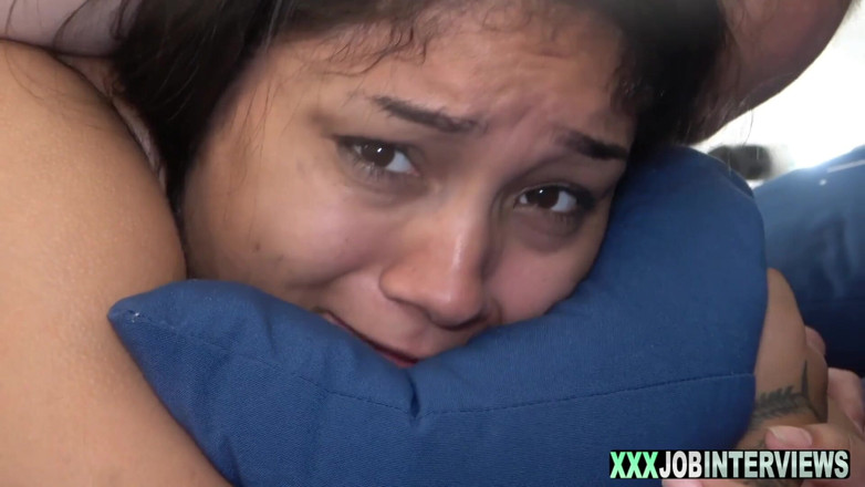 XXX Job Interviews: Chunky Braces Girl Amateur Does Anal!