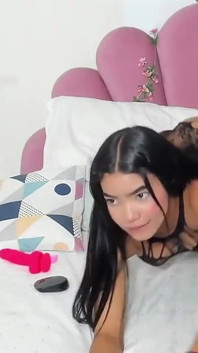 Masturbation Sexuelle, Cul Ouvert Dans La Chambre La Nuit
