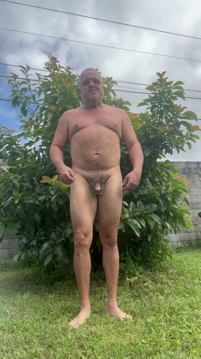 ragil01: Nude in Front of the Avocado Tree
