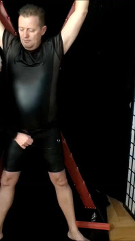 At the Start of the Year, He Gets His Balls Emptied... a Reward for the Slave!