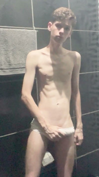 Keoimath - a Skinny Twink Showing His Big Dick Bulging His Underwear