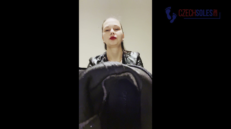 Czech Soles - foot fetish content: Boots Domination with JOI Instructions, POV