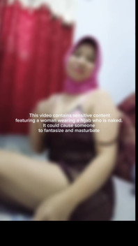 Woman Wearing a Hijab Who Is Naked