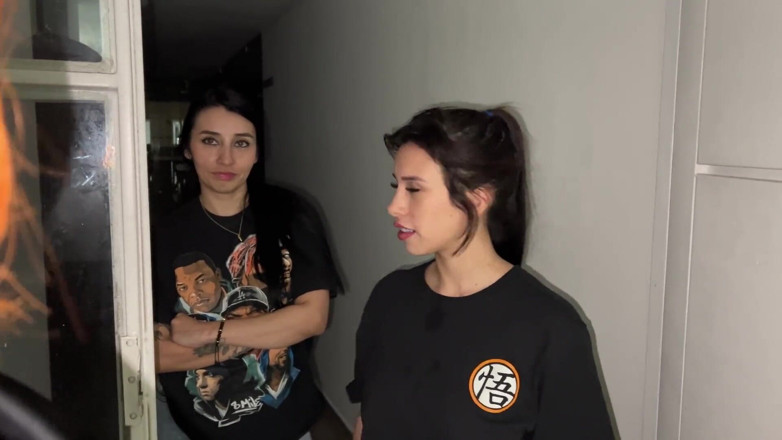 Katty Blake: Lesbická tomboy trojka nakonec sní velký bílý zadek