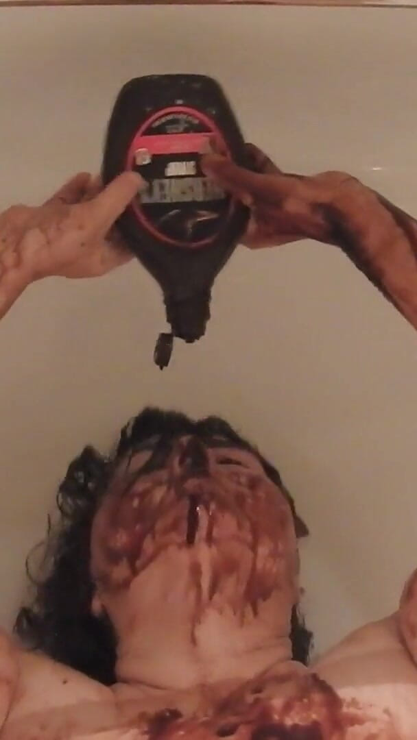 BBWchocolate Milk Messy play then wash it all clean! (BBW nurse Vicki adventures with friends)