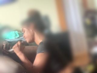 Purge_her: Sua madrasta a pegou chupando meu pau