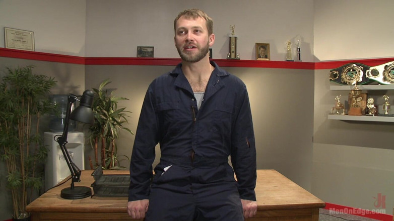 Men on Edge: Edged in the Gym so Long That He Cums Twice!