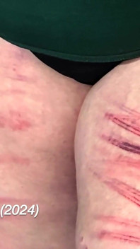 Nichole thorne doppelte domme oberschenkel & gerittener rohrstock