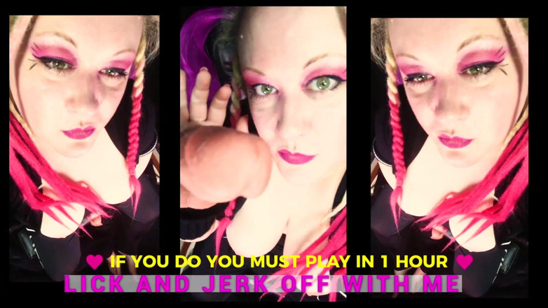Campsissyboi: The jerk and lick a dick with Goddess Lana game