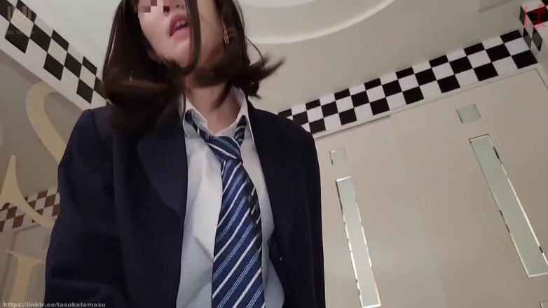 Japonica study book: 高身長美脚の貧乳美少女。ハロウィンコスと制服でアヘ顔セックス