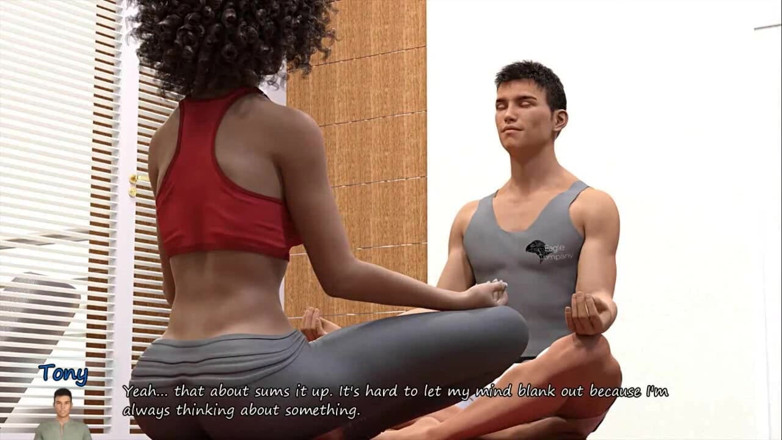 Dirty GamesXxX: Keseronokan bandar besar: awek eboni seksi dalam seluar yoga - ep. 24