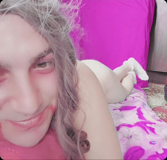 Kitty_Cross: 큰 백인 후장 금발의 빨간 머리 Kitty Crossdresser 섹시녀 Sissy Yummy 부드러운 부드러운 몸을 유혹하는 발정난
