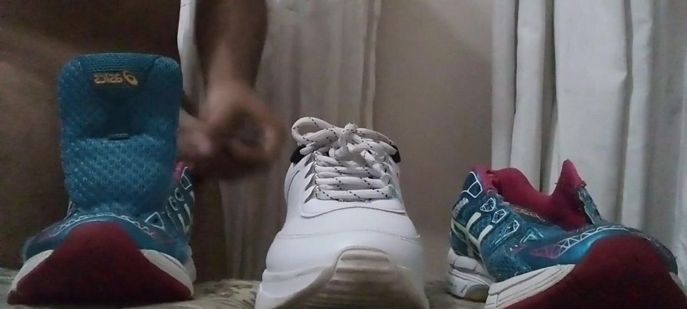 Sneakerfetish_BR: Трах с кроссовками и сперма на asics