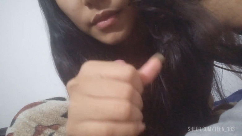 homemadeteen18: Sexo Oral De Una Jovencita De 18 Colegiala Intento Convencerla Para...