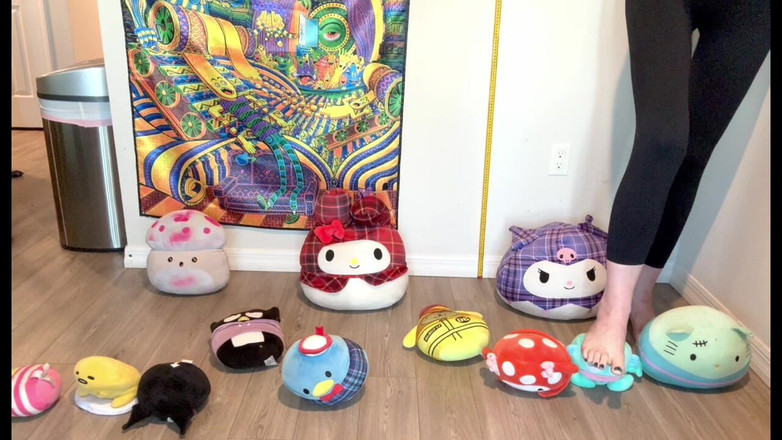 Peppermint Giantess: Plushie Stomp - velikost 16 nohou Stomping plněné hračky kolekce