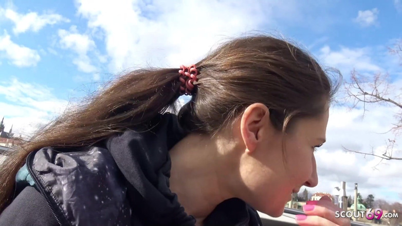 German Scout: German Scout - Cute Teen Lara Fox Talk to First Casting...