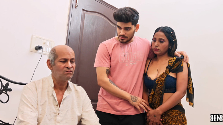 Hotmaster: India estilo Bollywood padrastro, hermanastra en video de sexo hardcore