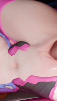 Futa Brigitte fode D.va - 3D Overwatch Futanari