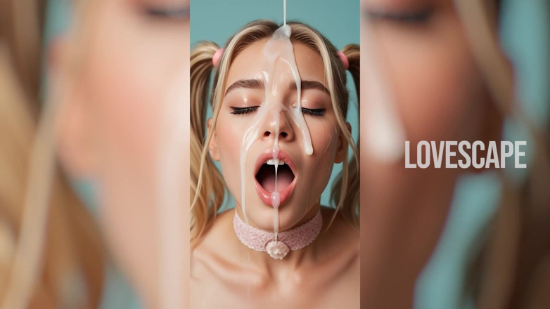 Lovescape: Blond universiteitsmeisje anaal omgekeerde cowgirl