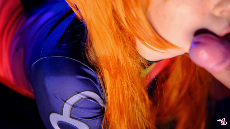 MollyRedWolf: Hete slet Asuka Langley 4k! Dubbele penetratie, 3cumshot