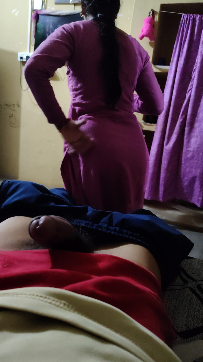 sashaa: Gadis desa india lagi asik nyepong kontol pacarnya
