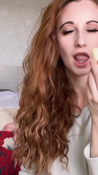 Sexy Banana Tongue Seduction