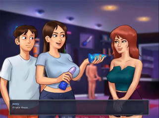 Cartoon Play: Summertime saga part 40 - stepaunt taste my cock