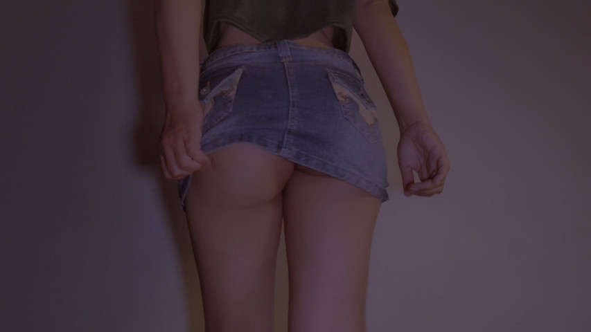 Booty Mini Skirt Try On Haul - No Panties (Cumloverspinay)