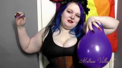Mxtress Valleycat: Godaan menggaruk balon