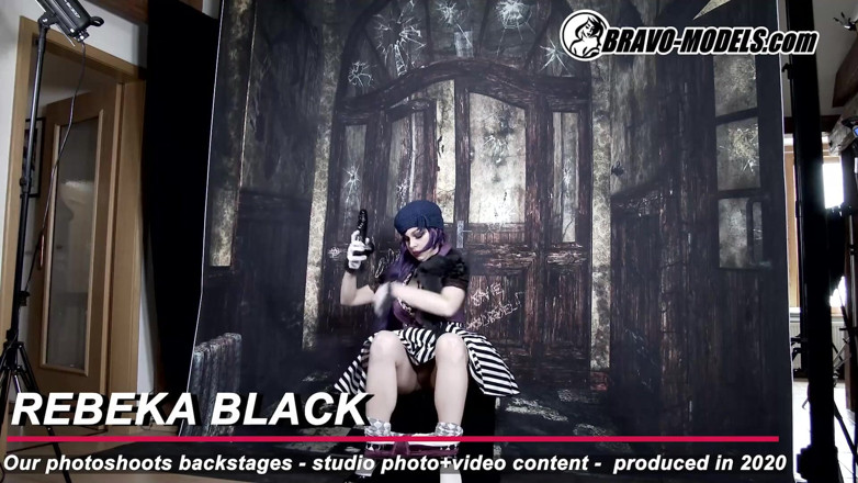Bravo Models Media: 386-หลังเวทีถ่ายรูป Rebeka Black - 18+