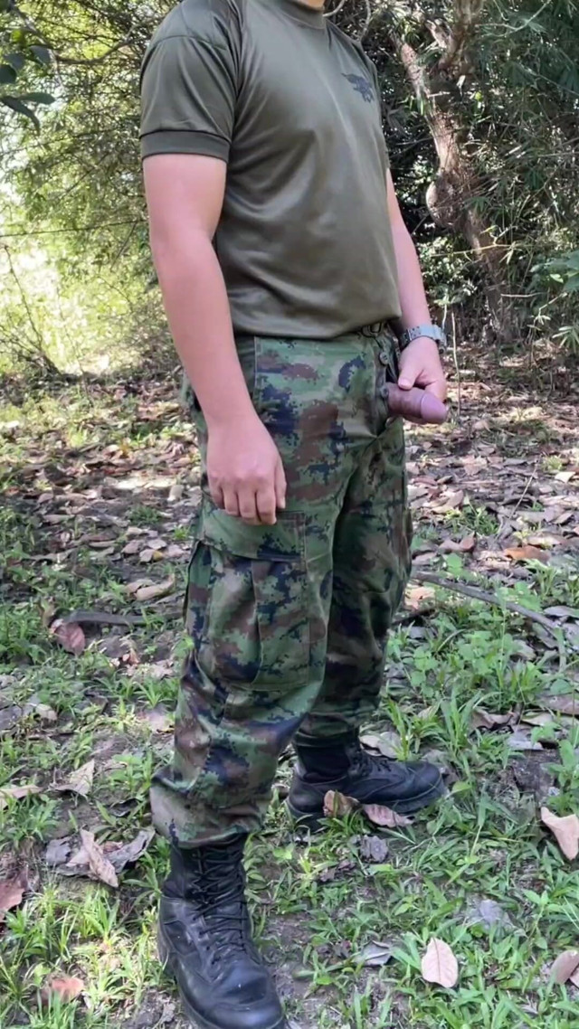 Solider Jerks off & Cums at Work (Taurus xxx)