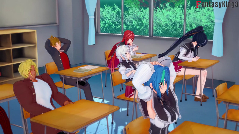Fantasy king: Rias Gremory Invites Me to Have Sex After Class - Dxd...
