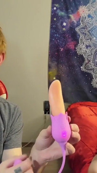 WeDol lizanie języka zabawki rozpalenie i masturbacja