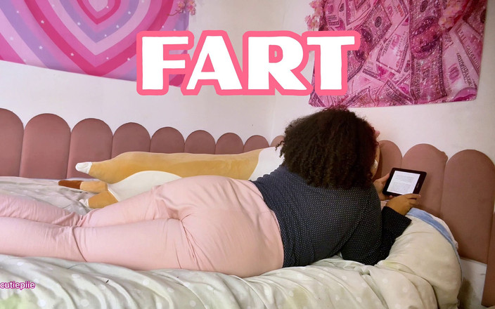 Cutiepiie Chubby: Chubby Girl Farting on Bed While Reading - Intimate Voyeur Moment