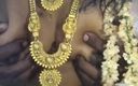Funny couple porn studio: Tamil esposa fuerte perrito con joya y flor