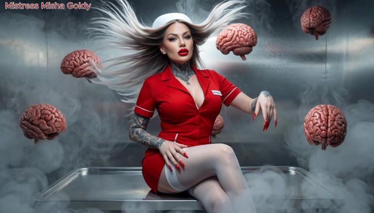 Goddess Misha Goldy: Werde dumm ... Werde schwanzhungrig