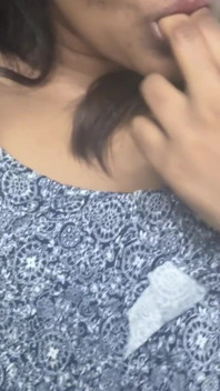 Playing with Her Nipple