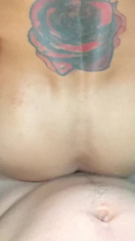 Tatted Friend Take Me on His Motorcycle to Fill His Ass with Milk