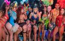 My Bang Van: Грубая карнавальная анальная вечеринка-оргия с трахом самбы