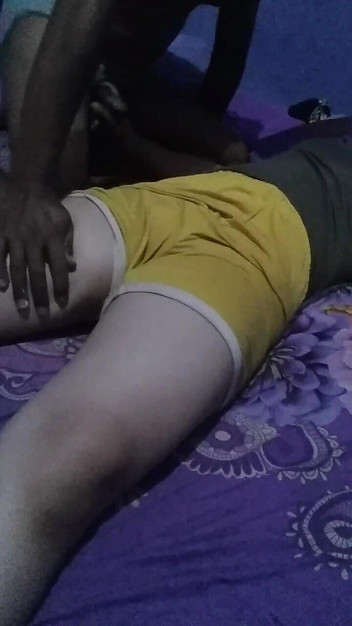 Angelina Pop: Stepson Help Stepmother Licking Pussy and Body Massage